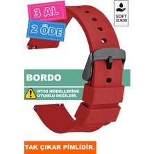 Trendburada Tcl Mt42 Mt42x Mt43 Mt46-Slazenger Akıllı Çocuk Saatleriyle Uyumlu Silikon Saat Kordonu Kayışı A71SYH