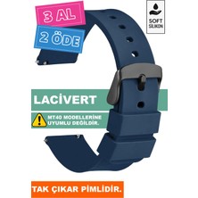 Trendburada Tcl Mt42 Mt42x Mt43 Mt46-Slazenger Akıllı Çocuk Saatleriyle Uyumlu Silikon Saat Kordonu Kayışı A71SYH