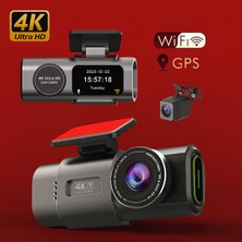 İnwelt 4K Araç Içi Kamera Siyah Gece Görüş Sistemi ve Geniş Kayıt Açısı