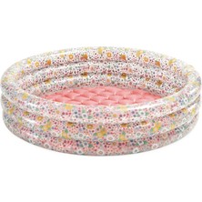 Intex 3 Boğumlu Çiçek Desenli Bebek Havuzu 86X25CM