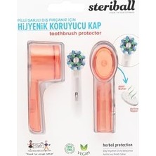 Palmira Demir Şarjlı Pilli Diş Fırçaları Için Hijyenik Diş Fırçası Koruma Kabı-2'li Turuncu x 2
