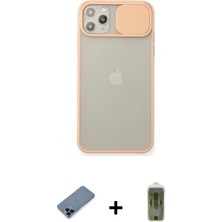 Marsilyan™- iPhone 11 Pro Max Kılıf Vadi Çizgi - Siyah Joko Magic 5d Hayalet Cam + Metal Kamera Lens Koruma Cam - Mı