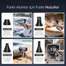 Palmira Demir G500 Hyperwind™ Turbo Jet Fan Hava Üfleyici - 【turbo Modda 500 Gram Hava Üfleme Gücü】- Ultra Güçlü Hava Basıncı -Taşıma Torbalı ve Ekstra Nozullu