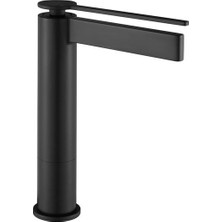 Fontana FJ-6025 Mat Siyah Yüksek Lavabo Bataryası