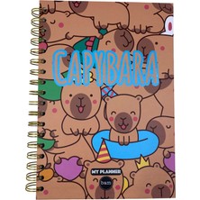 Elit Capybara Desenli Süresiz Ajanda