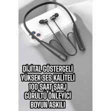 Semel Dijital Göstergeli Kulak Içi Kablosuz Bluetooth Kulaklık Boyun Bantlı