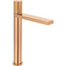 Fontana FK-9123 Parlak Altın Rose Lavabo Bataryası