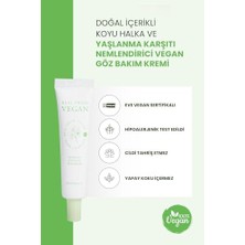 Palmira Demir Deoproce Doğal Içerikli Koyu Halka ve Yaşlanma Karşıtı Nemlendirici Vegan Göz Bakım Kremi 30 Mililitre