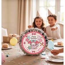 Aktez-El My Melody Temalı Katlanabilir Pinyata ve Sopası