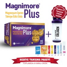 Magnimore Plus 90 Tablet | Tabvitamins Tanışma Paketi Shaker Hediyeli