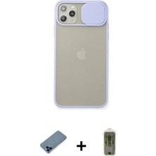 Marsilyan™- iPhone 11 Pro Max Kılıf Vadi Çizgi - Siyah Joko Magic 5d Hayalet Cam + Metal Kamera Lens Koruma Cam - Mı