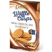 Conitta Waffle Crisps – Fındık Kremalı ve Sütlü Çikolatalı Çıtır Gofret 100 Gr. (1 Paket)