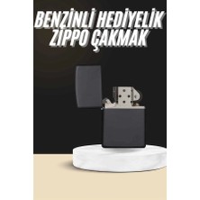 Semel Erkeklere Özel Hediyelik Eşya Metalik Benzinli Çakmak Doldurulabilir