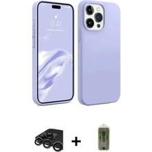 Marsilyan™- iPhone 15 Pro Kılıf Kozmos Yansıma Özel Seri - Siyah Joko Magic 5d Hayalet Cam + Raze Metal Kamera Lens - Tmgı