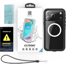 Palmira Demir Psr Aksesuar iPhone 17 Pro Max Su Geçirmez Kılıf 2m Derinlik Dayanıklı, 360° Tam Koruma, Darbe Emici Pc + Tpu Kapak (17 Pro Max)