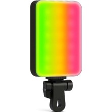 Palmira Demir GZ666RGB Clip-Fill Taşınabilir Mini Rgb LED Selfie Işığı