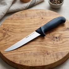 Palmira Demir Pirge Butcher's Germany Sıyırma Bıçağı Kıvrık Sert 15 cm Siyah