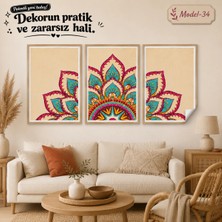 Akıllı Kağıt Statik Tutunma Özellikli Tablo - Poster Modern (Model- 34)
