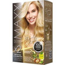 Maxx Deluxe Beauty Expert Set Saç Boyası10.0 Açık Sarı