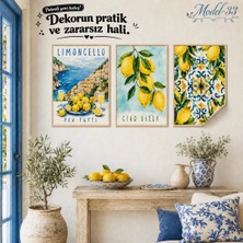 Akıllı Kağıt Statik Tutunma Özellikli Tablo - Poster Modern (Model- 33)
