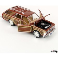 Palmira Demir 1979 Chrysleer Lebaron Town & Country Die Cast Model Klasik Araba 1:24 Ölçek Koleksiyon Kutulu Metal