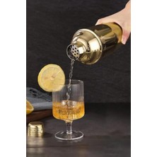 Palmira Demir Komple Çelik Gold 700 ml Shaker Kokteyl Hazırlama Kabı Bardağı CIN343SR