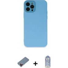 Marsilyan™- iPhone 12 Pro Max Kılıf Çekirdek Modern Serisi - Siyah Joko Magic 5d Cam + Metal Kamera Lens Koruma Cam - Kı