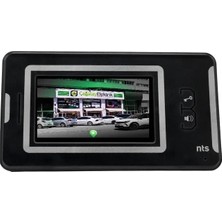 10 Daire Nts 2001-S 4,3'' Görüntülü Diafon SİYAH-8003 Tuş Takımlı Şifreli Zil Panelli Set