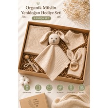 Nota Kids Organik Müslin Bebek Hediye Seti – %100 Pamuk Yenidoğan Seti (Hediye Kutulu)