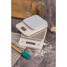 Palmira Demir Nave Dijital Mutfak Tartısı, 6kg/0.1g LCD Ekranlı Yüksek Hassasiyetli Gıda Ölçeği, Çoklu Ünite (G/oz/ml/lb), Pille Çalışır - Kuaför Salonu Için Pişirme, Pişirme ve Ağırlık Kontrolü Renk Ölçeği Için
