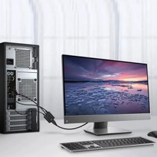 Palmira Demir VGA To HDMI Çevirici Adaptör 3.5 mm Ses Girişli (Hdmı Çıkışı VGA Ya Dönüştürmez)