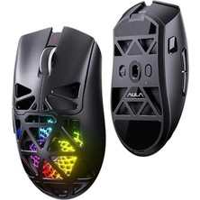 Palmira Demir Aula SC620 PAW3311 Sensör 12000 Dpı 1000Hz Kablolu ve Kablosuz Gaming Oyuncu Mouse Siyah