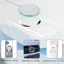 Palmira Demir Power Metal Magsafe Halka Yüzük Ring iPhone 8 ve Üstü Model ile Uyumlu Gümüş 2'li Paket Lvrng2