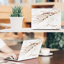 Palmira Demir MacBook Pro 13 Mermer Desenli Kılıf A1706 A1708 A1989 A2159 A2251 A2289 A2338 M1 M2 Uyumlu Baskılı Sert Kılıf Ince Hafif Koruyucu Kapak R-09