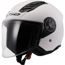 LS2 ÇENESİZ KASK LS2 AIRFLOW 2 BEYAZ ORJİNAL XL