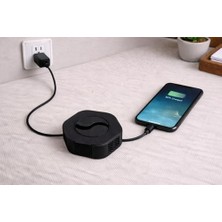 Palmira Demir Taşınabilir Kablo Düzenleyici, Otomatik Sarma Aparatı, USB Şarj Kablosu Toplayıcı, Seyahat Için Kablo Organizer (Siyah)