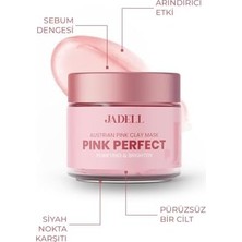 Palmira Demir Jadell Pembe Kil Maskesi ve Siyah Nokta Karşıtı, Arındırıcı, Gözenek Sıkılaştırıcı Cilt Bakım Maskesi, 100ML