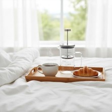 Palmira Demir Borosilikat Cam French Press 350ML - Paslanmaz Çelik Filtreli Ölçekli Kahve ve Bitki Çayı Demliği - Isıya Dayanıklı Kişisel Kupa - Metal Kapaklı