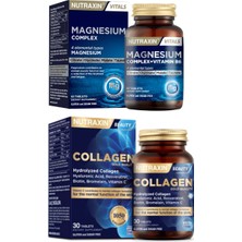 Magnesium Complex 60 Tablet ve Nutraxin Collagen Gold 30 Tablet