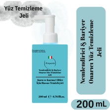 Cinquanta Nemlendirici & Bariyer Onarıcı Yüz Temizleme Jeli 200 ml – Kuru ve Karma Ciltler Için Hassas Temizleyici