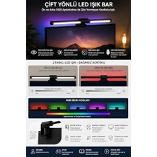 Palmira Demir Neo Vista Dokunmatik Monitör Üstü LED Aydınlatma – Rgb Ambiyans & 3 Renk Işık Ayarlanabilir