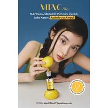 MISSHA %27 Oranında Saf C Vitamini İçerikli, Leke Karşıtı, Aydınlatıcı Ampul Vita C Plus 27 Expert Ampoule