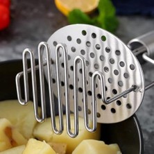 Palmira Demir Paslanmaz Çelik Yaylı Patates Ezici - 24,5 cm Patates Presi | Ergonomik Saplı Sebze Ezme Aleti | Manuel Püre Yapıcı |