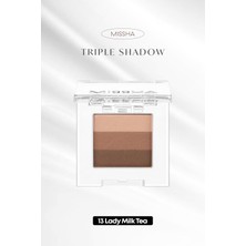 MISSHA Yumuşak Dokulu, Dökülme Yapmayan 3 Renkli Göz Farı Triple Shadow (13 Lady Milk Tea)
