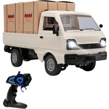 Palmira Demir /uzaktan Kumandalı Rc Kamyonet,yük Taşıma Aracı,sesli,ışıklı,şarjlı,(Pil Hediyeli),2.4 Ghz Araç, Koli Taşıyabilen Nakliye Kamyoneti (Beyaz)