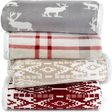 Palmira Demir Eddie Bauer Örtü, Çift Taraflı Nevresim Takımı, Sherpa Polar, Tüm Mevsimler Için Ev Dekorasyonu, Polyester, Geyik Gri