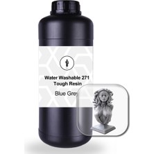 Birfigurum Tough Water Washable 271 Reçine 1 kg / Mavi&gri
