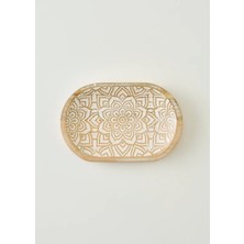 Bella Maison Aldo Mango Ağacı Dekoratif Tabak Naturel (30x3,5x20 cm)