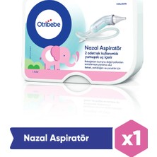 Otribebe Burun Aspiratörü Bebek Dostu Yumuşak Uç ile Etkili Burun Temizliği