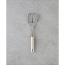 Empressco Paslanmaz Çelik Izgara Spatula 34 Cm, Krem Renk
